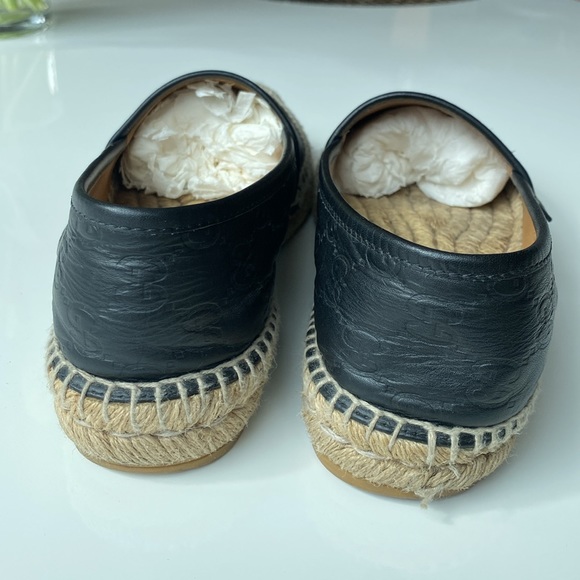 Authentic Gucci Monogram Espadrilles - Picture 4 of 9